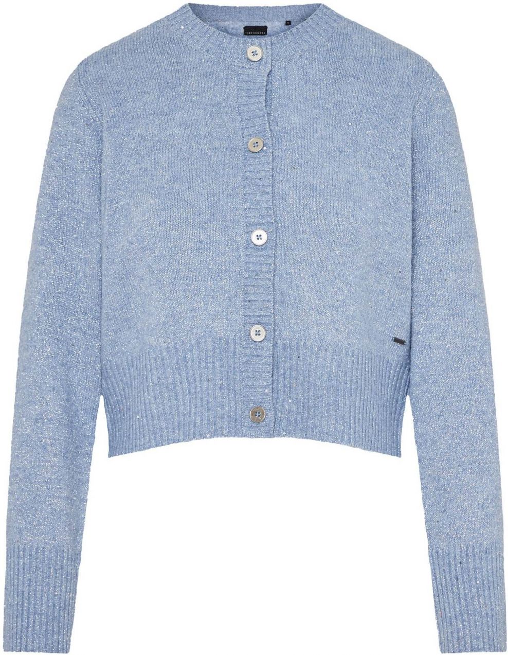 Funky Buddha Kardigán  svetlomodrá