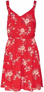 ONLY Letné šaty 'KARMEN'  zmiešané farby / červená