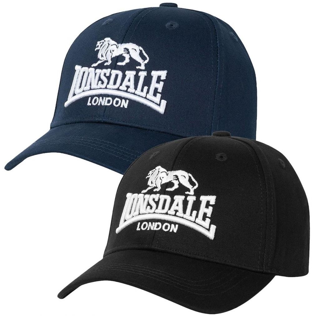 LONSDALE Čiapka 'Wiltshire'  námornícka modrá / čierna / biela