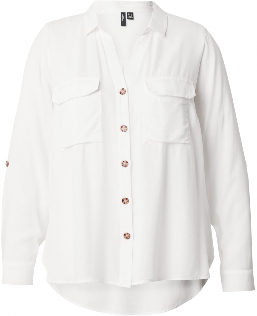 Vero Moda Curve Blúzka 'VMBumpy'  biela