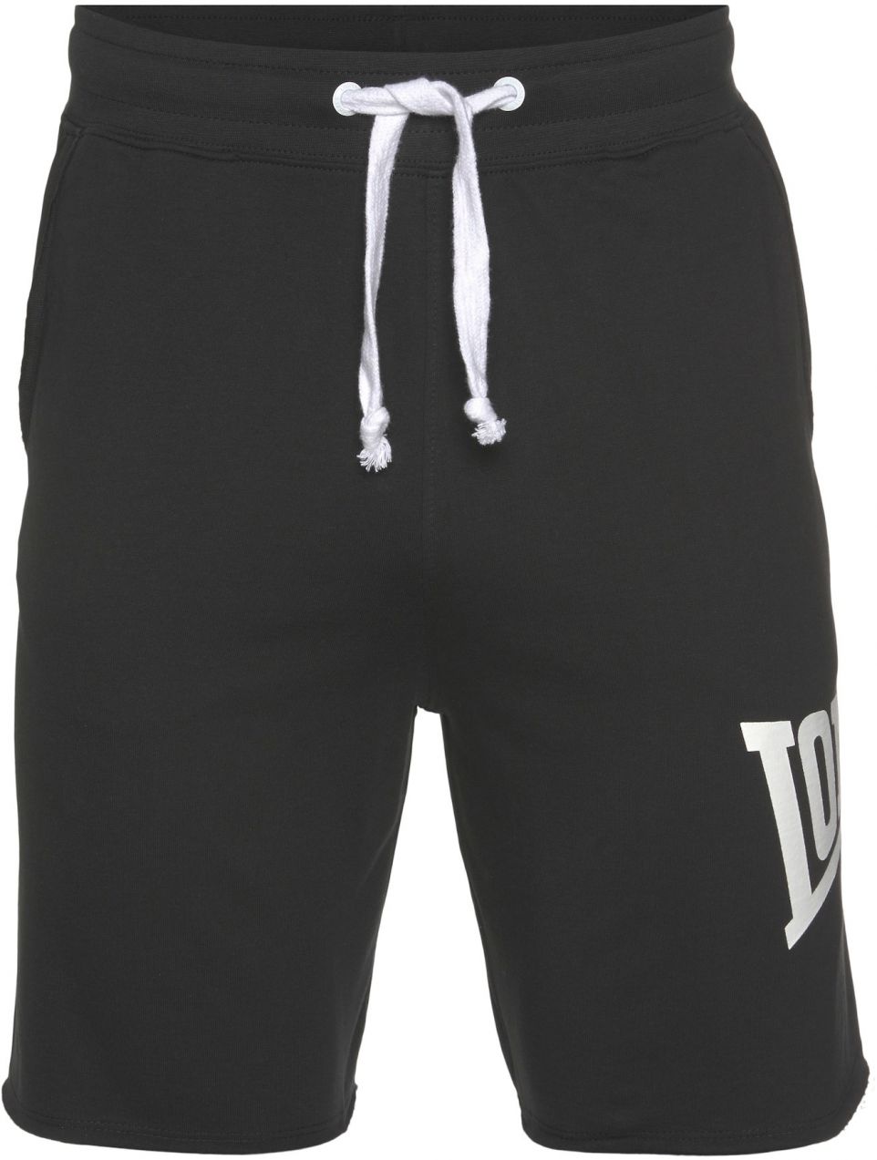 LONSDALE Nohavice 'Polbathic'  čierna / biela