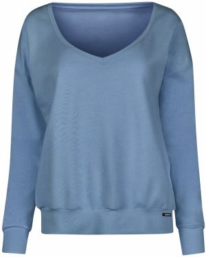 Skiny Pyžamo  modrosivá