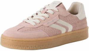 Tamaris Nízke tenisky  staroružová / prírodná biela