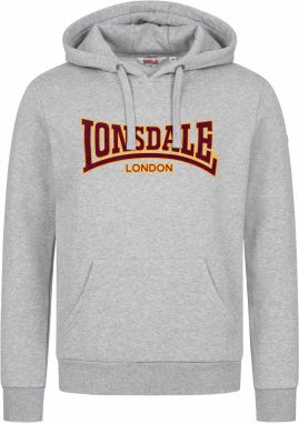 LONSDALE Mikina 'Classic'  žltá / sivá / čierna