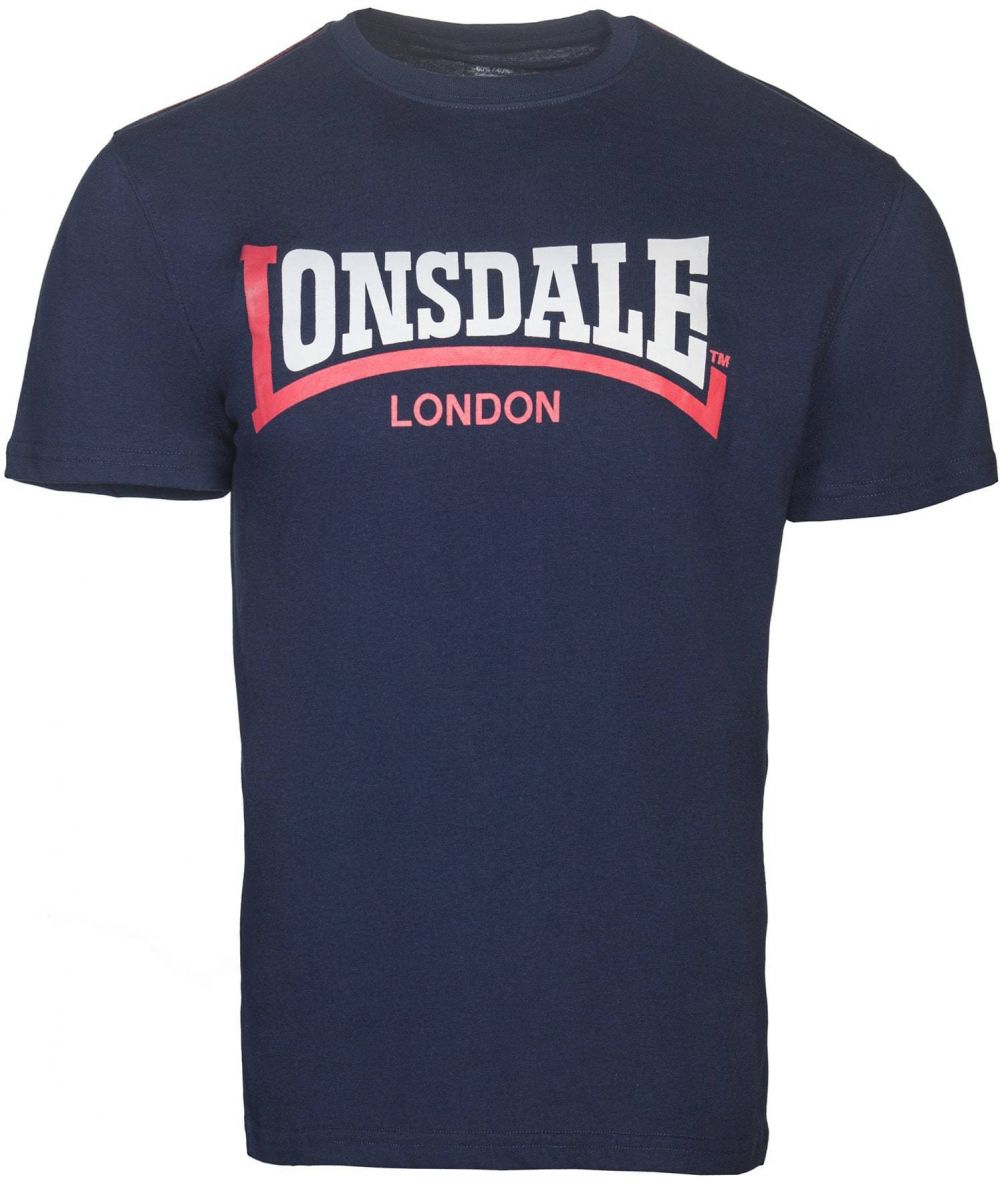 LONSDALE Tričko  námornícka modrá / červená / biela