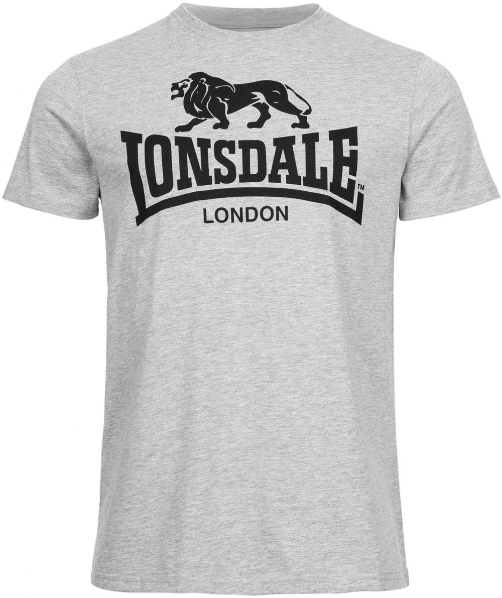 LONSDALE Tričko  sivá / čierna