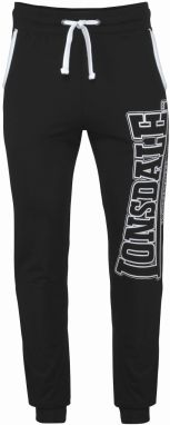 LONSDALE Nohavice 'Marldon'  čierna / biela