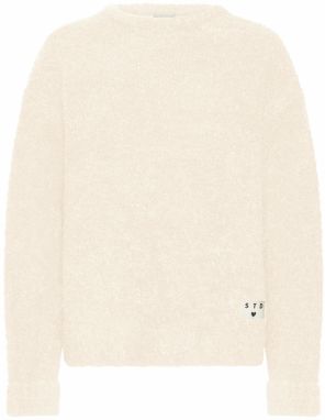 ICHI Sveter  biela ako vlna