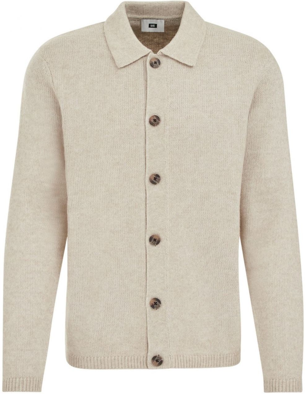 WE Fashion Kardigán  béžová melírovaná