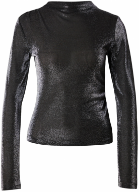 QS Tričko  čierna / strieborná