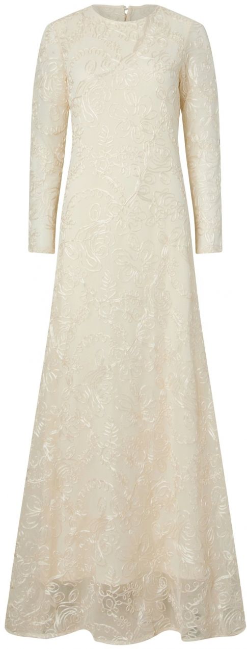 YAS Večerné šaty 'YASFLORINA'  krémová