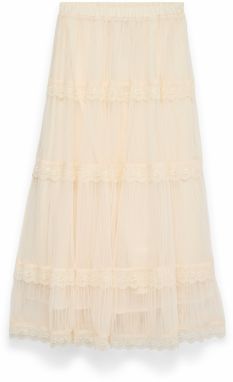 VERO MODA Sukňa 'VMKINSLEY'  béžová