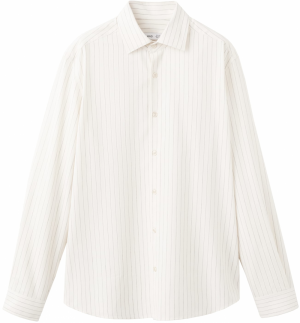 MANGO MAN Košeľa 'Ares'  krémová / sivá