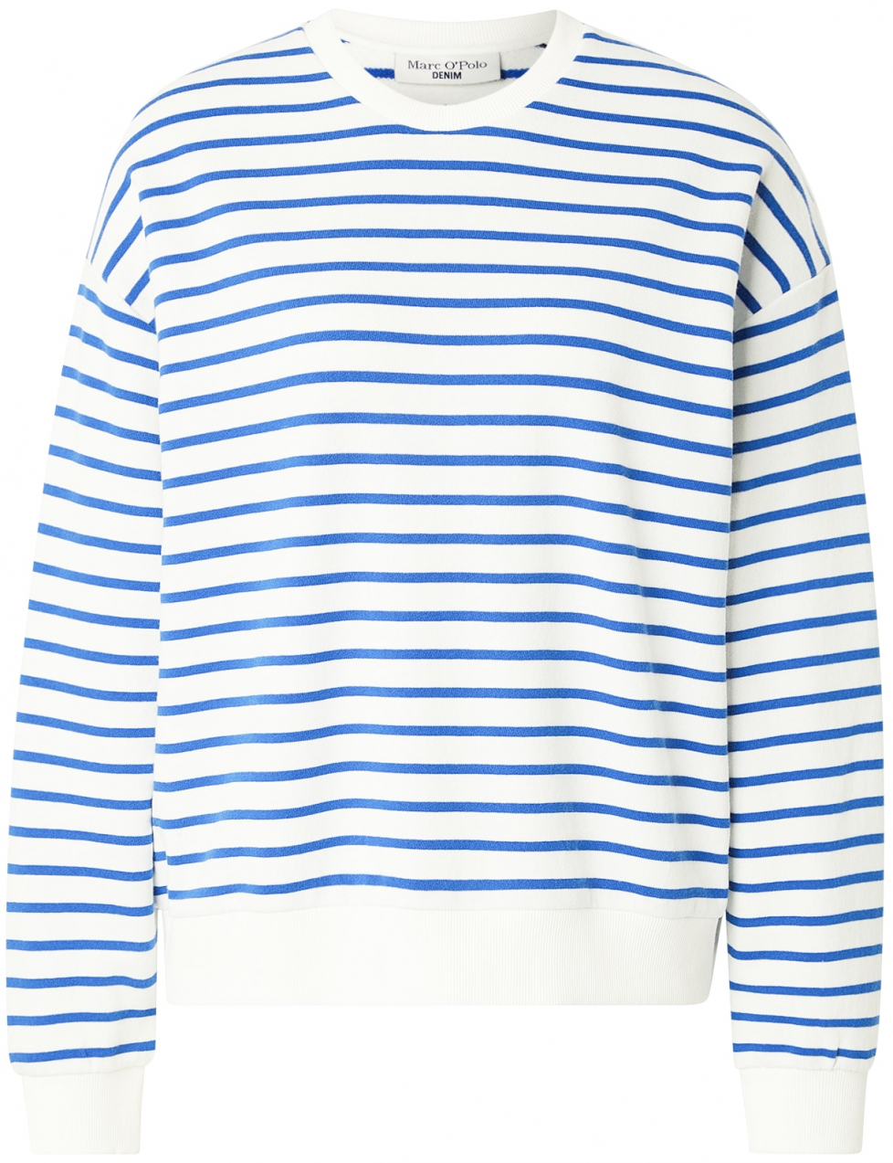 Marc O'Polo DENIM Mikina  modrá / biela