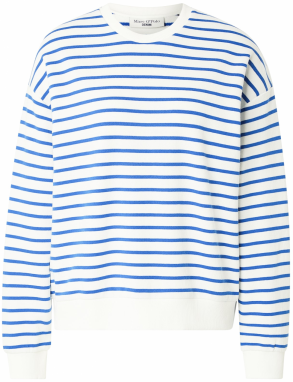 Marc O'Polo DENIM Mikina  modrá / biela