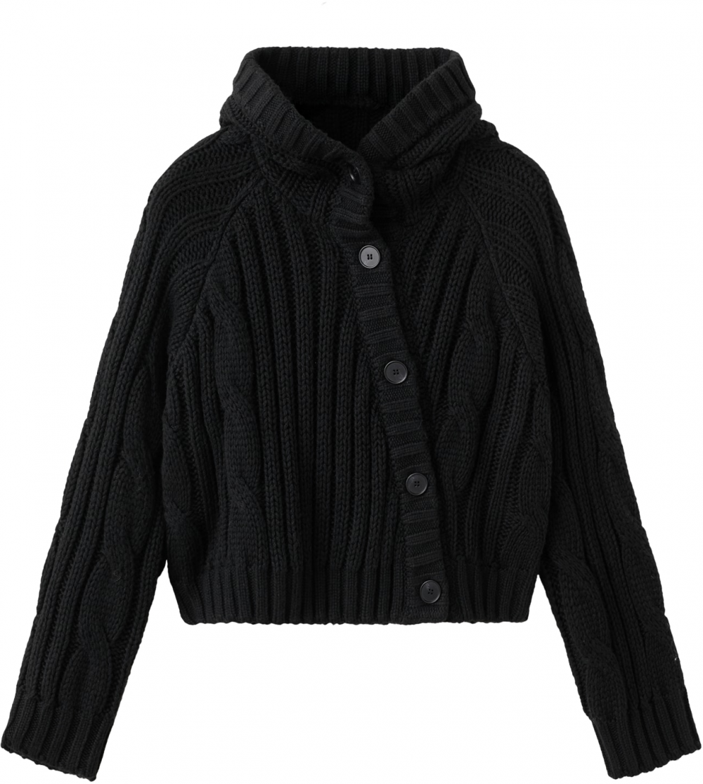 MANGO Kardigán 'Erivo'  čierna