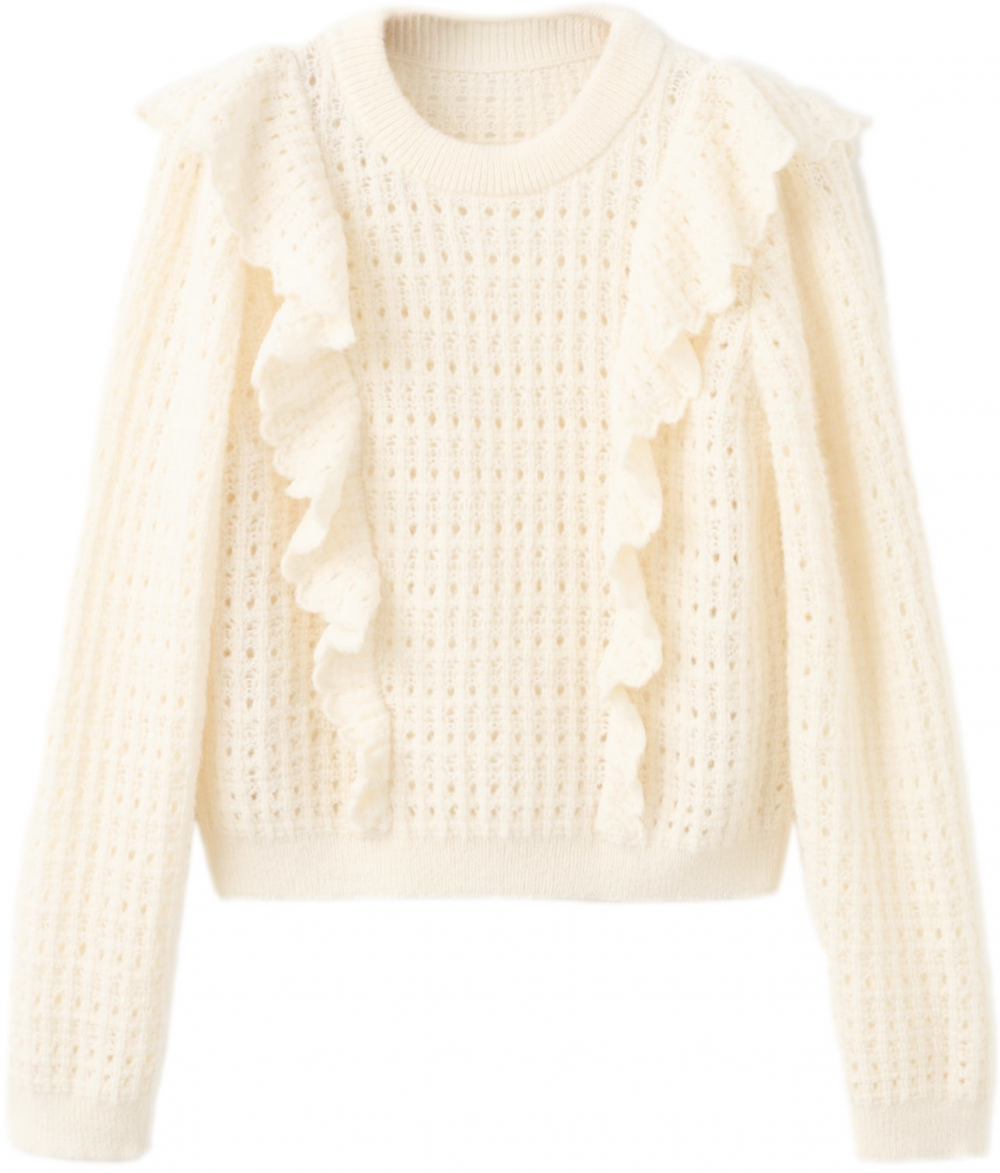 MANGO Sveter 'TEJADO'  svetlobéžová