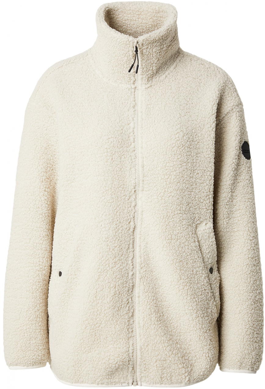 ICEPEAK Funkčná flisová bunda 'PARACHUTE'  slonová kosť