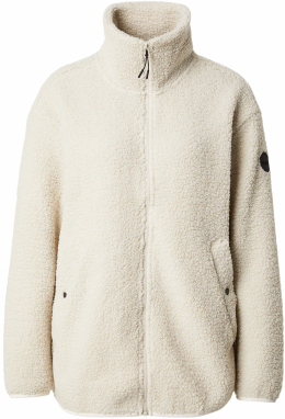 ICEPEAK Funkčná flisová bunda 'PARACHUTE'  slonová kosť