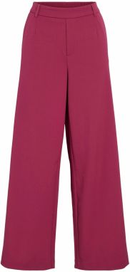 VILA Nohavice 'VIVARONE'  vínovo červená