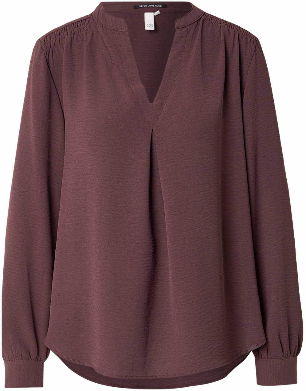 QS Blúzka  tmavočervená