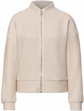 STREET ONE Tepláková bunda  béžová / piesková