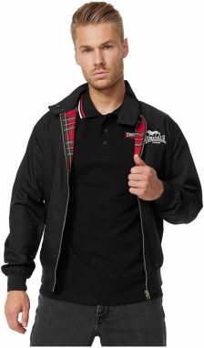 LONSDALE Prechodná bunda 'Acton'  čierna / biela