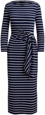 Lauren Ralph Lauren Petite Šaty 'VAYRA'  námornícka modrá / biela