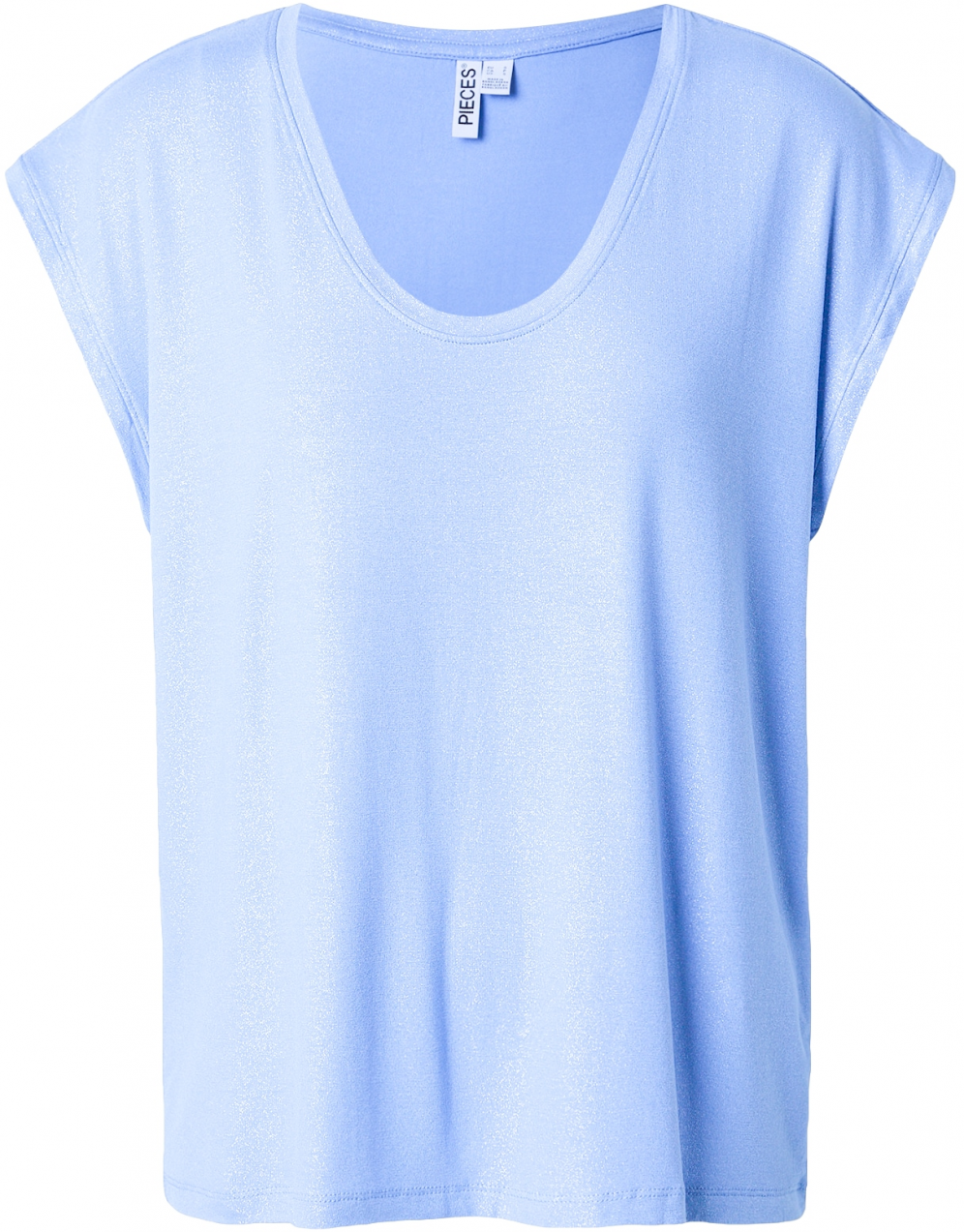 PIECES Curve Tričko 'PCALICE'  svetlomodrá