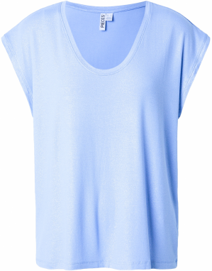 PIECES Curve Tričko 'PCALICE'  svetlomodrá