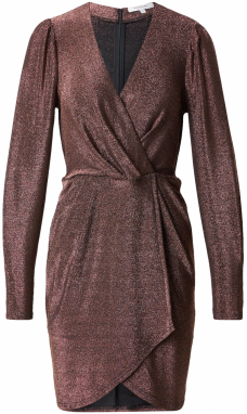 Morgan Kokteilové šaty '232-RNINO'  hnedá