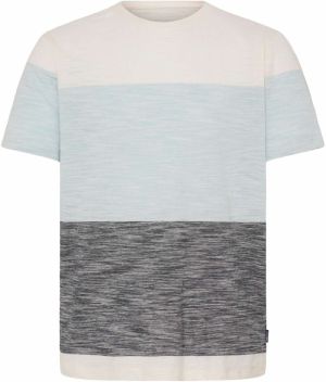 BLEND Tričko 'BHKEITH'  nebielená / svetlomodrá / tmavosivá