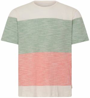 BLEND Tričko 'BHKEITH'  krémová / olivová / koralová