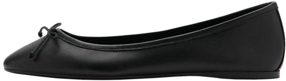 MANGO Baleríny  čierna