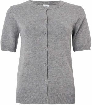 PIECES Kardigán 'PCNORA'  sivá melírovaná