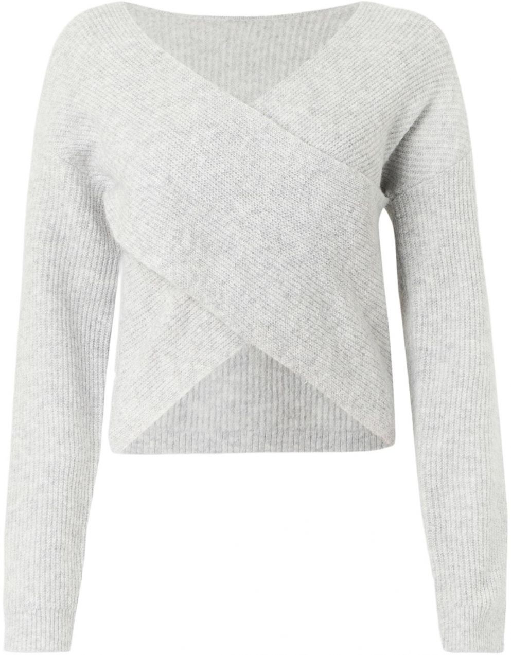 PIECES Sveter 'PCSILLY'  svetlosivá