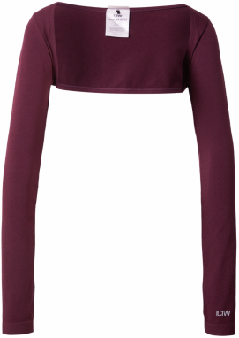 ICANIWILL Funkčné tričko  bordová