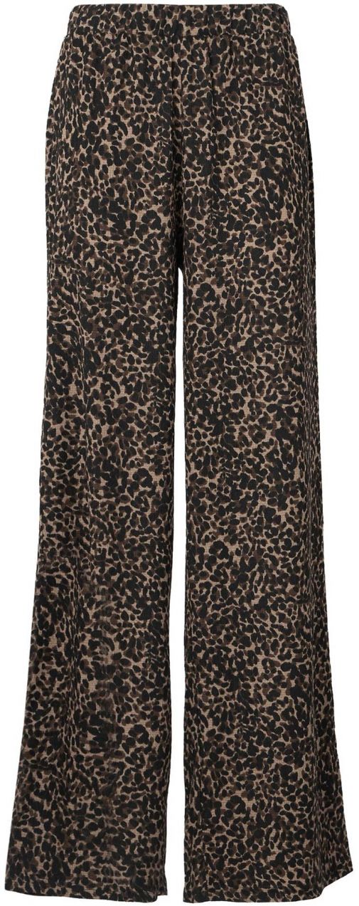 JDY Nohavice 'JDYJULIA'  tmavobéžová / čokoládová / čierna