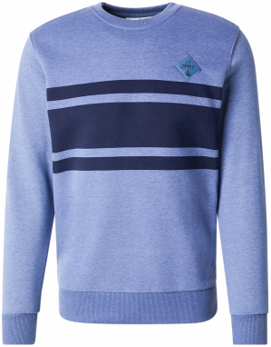 naketano Mikina  námornícka modrá / modrá melírovaná