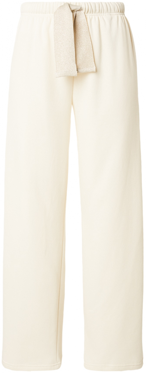 PIECES Nohavice 'PCCHILLI'  biela ako vlna