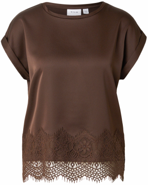 VILA Blúzka 'VIELLETTE'  mokka