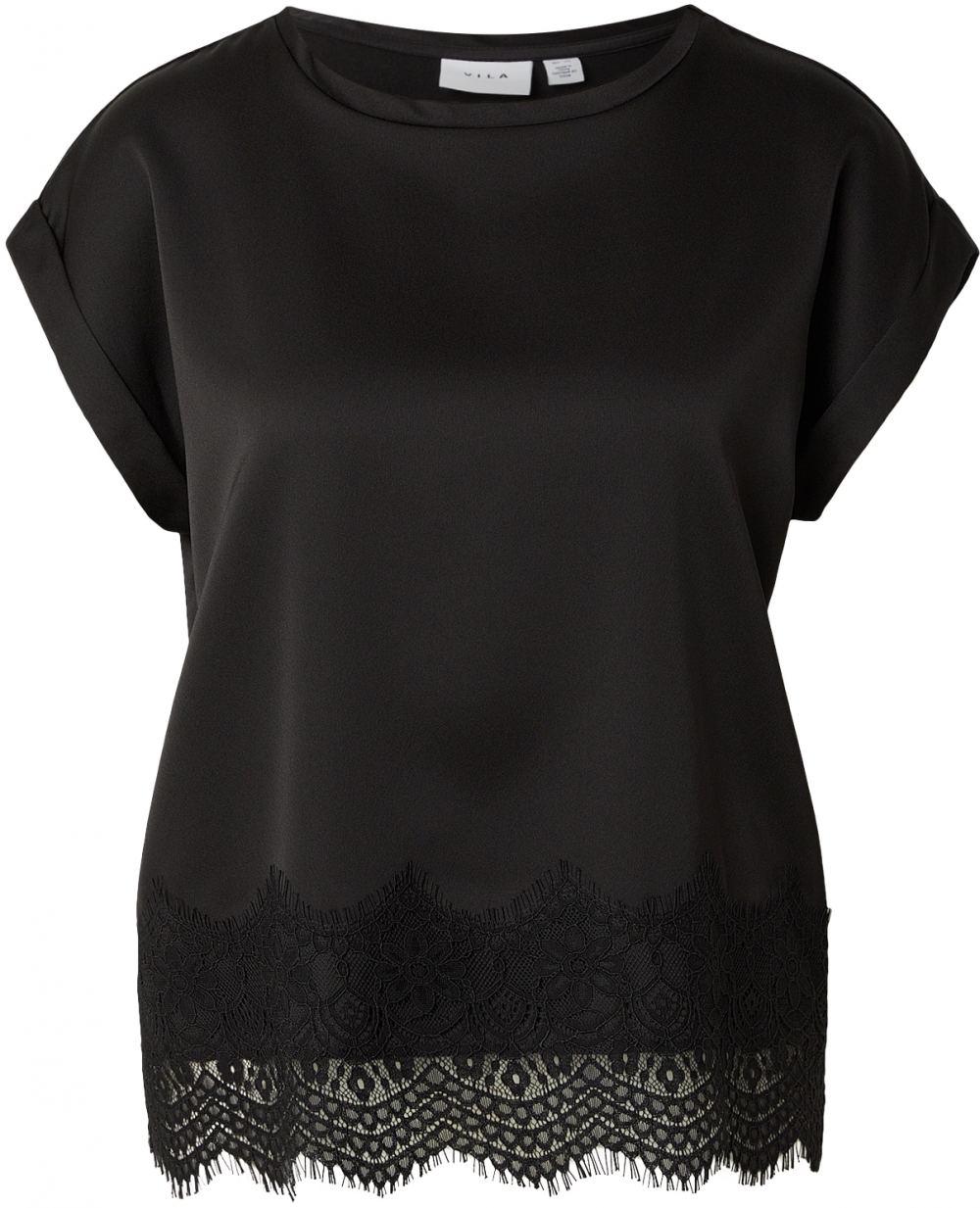 VILA Blúzka 'VIELLETTE'  čierna