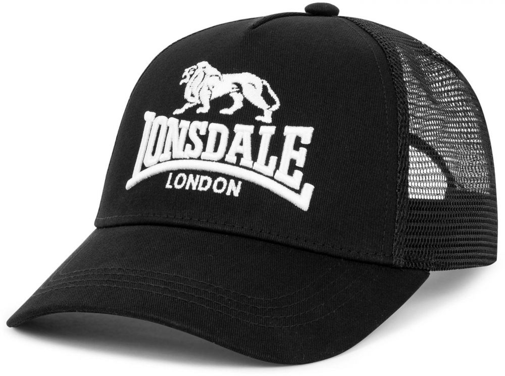 Lonsdale London Čiapka 'BLAYDON'  čierna / biela