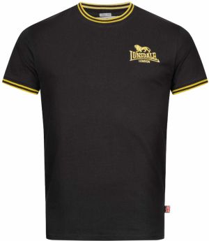 LONSDALE Tričko 'Ducansby'  žltá / čierna