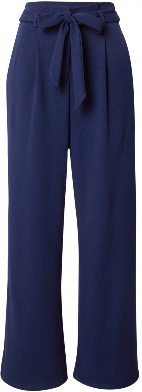 VILA Plisované nohavice 'Hilda'  námornícka modrá