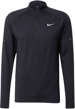 NIKE Funkčné tričko 'Sride'  čierna / biela