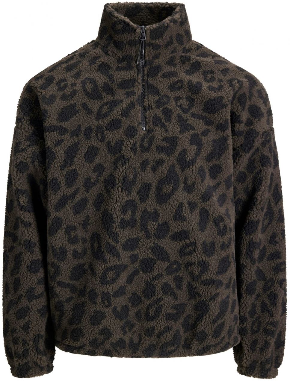 JACK & JONES Sveter 'JORCHEETAH'  farby bahna / čierna