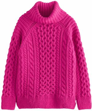 Next Sveter  tmavoružová