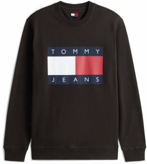 Tommy Jeans Mikina  námornícka modrá / červená / čierna / biela