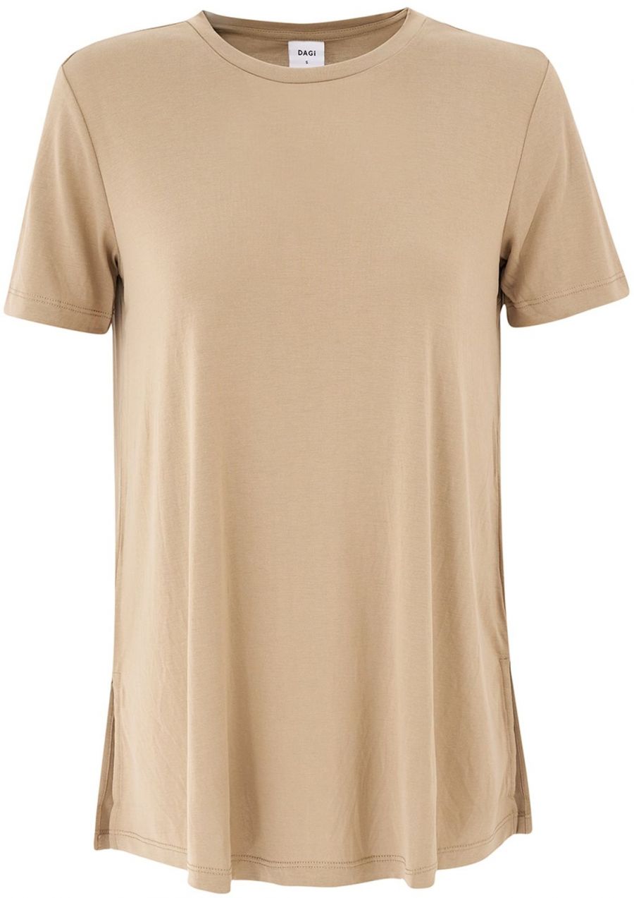 Dagi Tričko  svetlohnedá